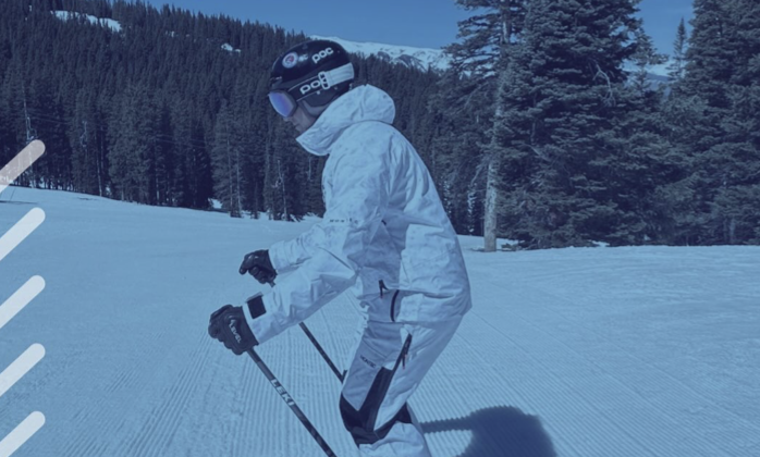 Capas de ropa para esquiar: base térmica, polar y campera impermeable